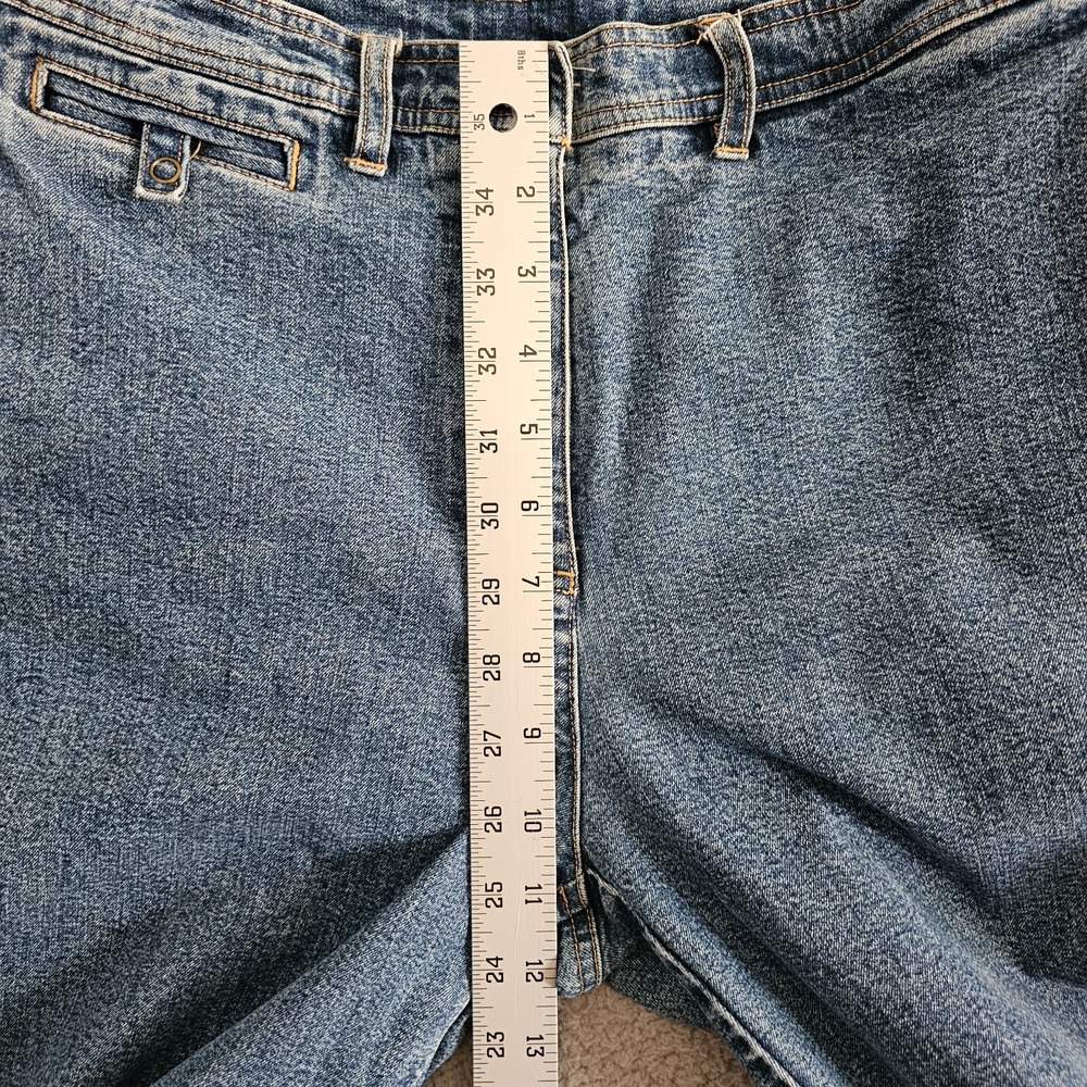 Lauren Ralph Lauren Women's Blue Jeans Size 10 Straight Leg Stretch Denim - Picture 9 of 12
